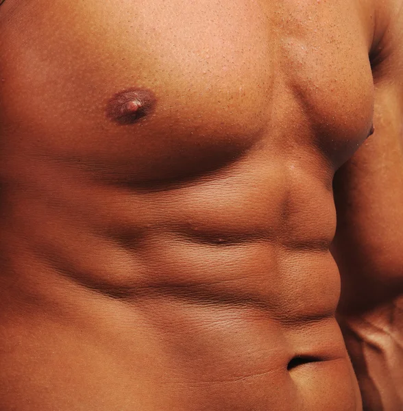 Bodybuilder stark som en sten. — Stockfoto