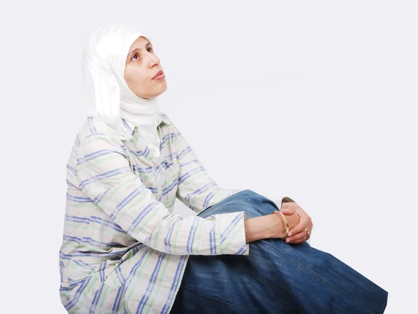 Muslimsk kvinna — Stockfoto