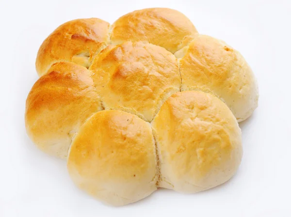 Heerlijk eten, brood geïsoleerd — Stockfoto
