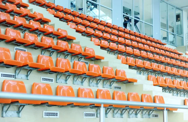 Seats in sport hall — Stock Photo, Image