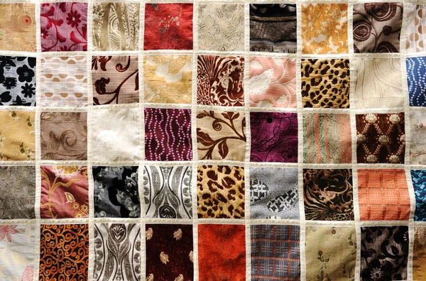 Différents types de fond de tissu, ornement oriental — Photo