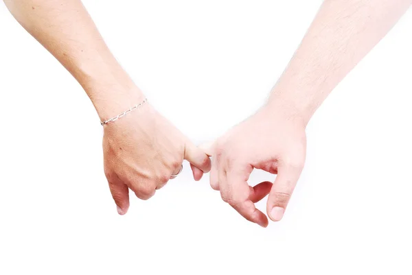 Finger connection — Stock Photo, Image