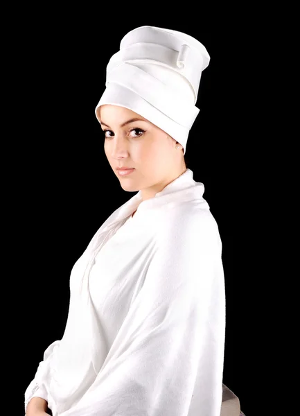 Geisha blanca hermosa —  Fotos de Stock
