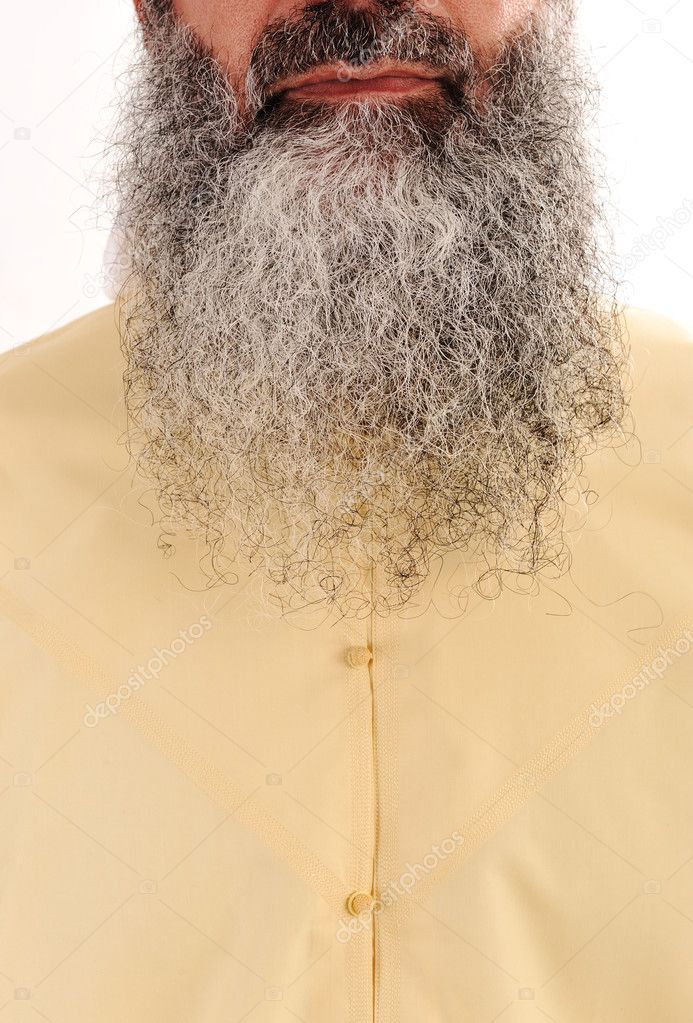 Long beard, facial hair - look as Osama bin Laden
