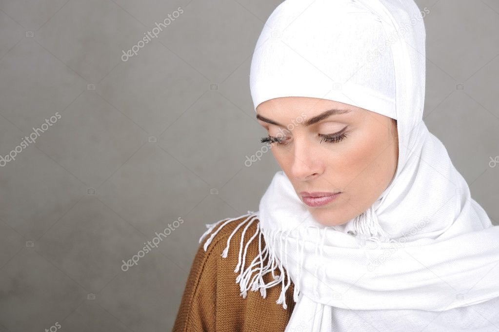 Beautiful Muslim adult woman