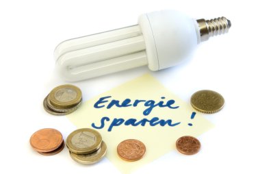 Energy saving lamp clipart