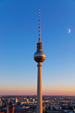 Berlin television tower clipart