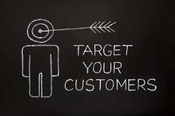 Target your customers — Stock Photo, Image