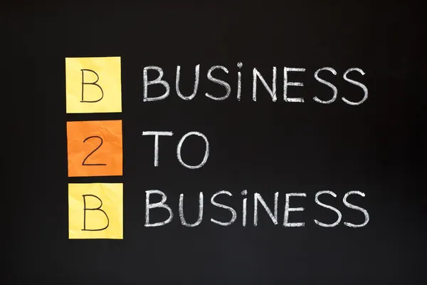Business to Business Konzept — Stockfoto