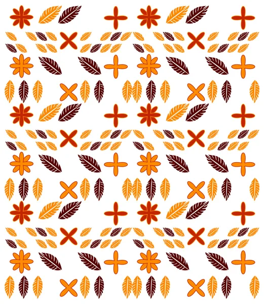 Embroidery seamless pattern illustration on white background — Stock Photo, Image