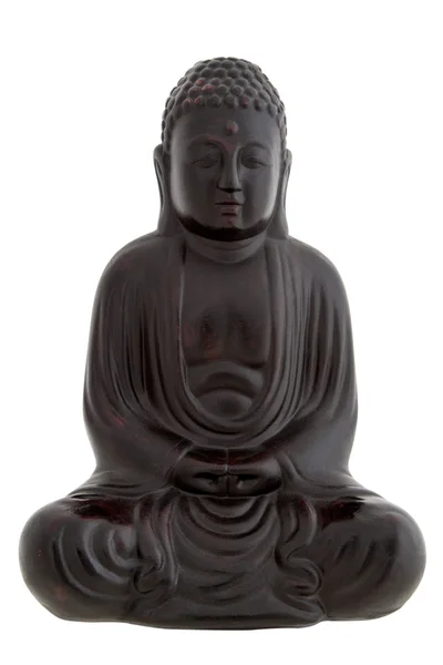 Zwarte buddha — Stockfoto