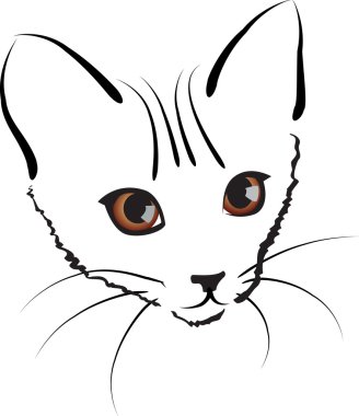 Cute kitty clipart