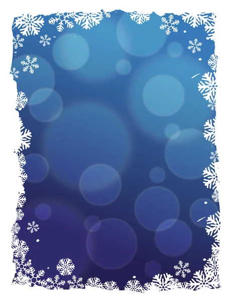 抽象冬季边框背景 — 图库矢量图片