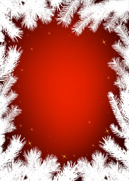 冬のクリスマス背景 — ストックベクタ
