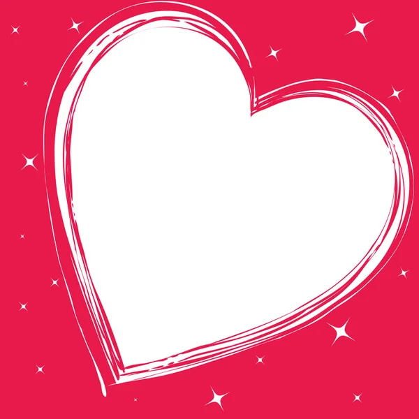 Αγάπη κάρτα με καρδιές διάνυσμα — Διανυσματικό Αρχείο