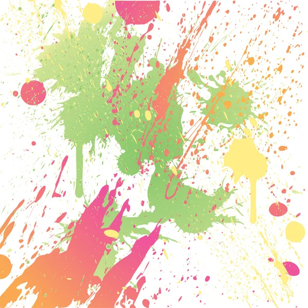 Grungy diseño colorido mancha elemento — Archivo Imágenes Vectoriales