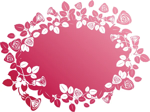 Bannière vectorielle rose — Image vectorielle