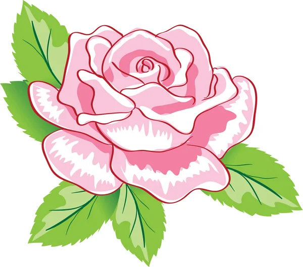Rose vectorielle — Image vectorielle