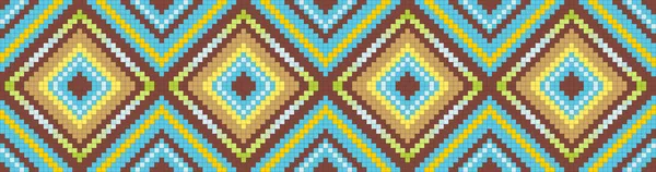 Ornamento étnico africano abstrato sem costura — Vetor de Stock