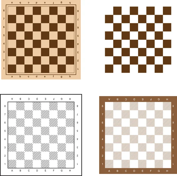 stock vector Chess board set vector illustration