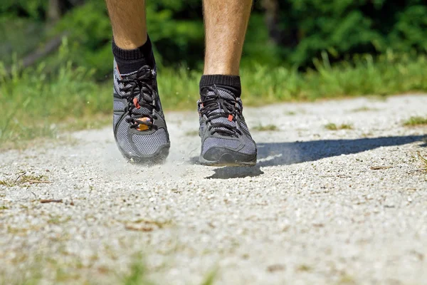Trail running sport shoes — Stock Photo, Image