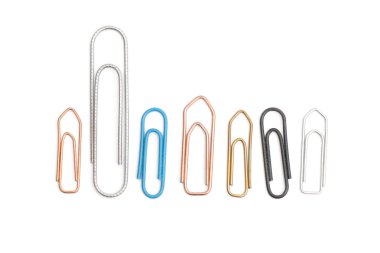 Paper clips clipart