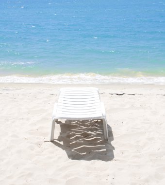 sandalye üzerinde plaj