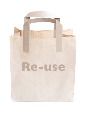 Recycled bag clipart