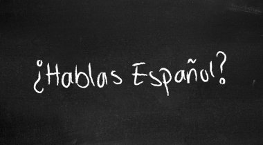 Hablas espanol? clipart