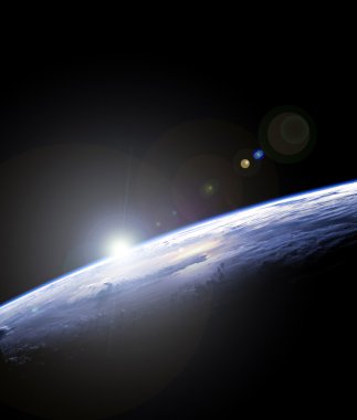 Earth from space clipart