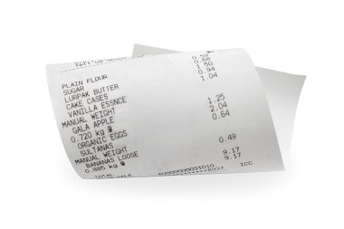 Receipt clipart