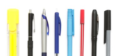 Different pens clipart