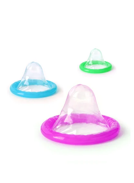 Izole prezervatif — Stok fotoğraf