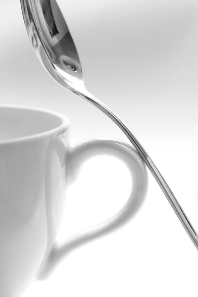 Spoon and cup — Stock Photo, Image
