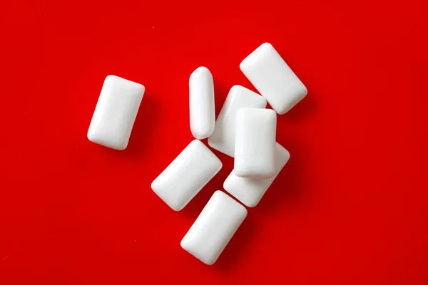 Žvýkací guma na stůl — Stock fotografie