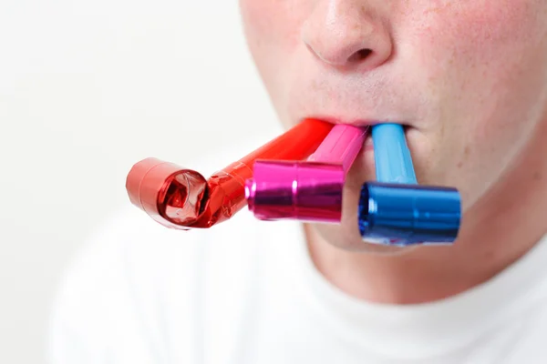 Party blowers — Stock Photo, Image