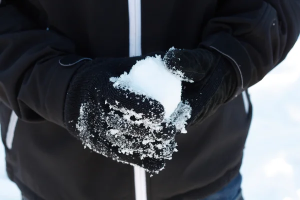 Palla di neve — Foto Stock