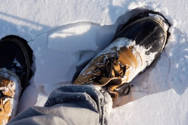 Kışlık botlar — Stok fotoğraf