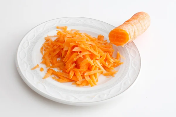 磨碎的胡萝卜 — 图库照片