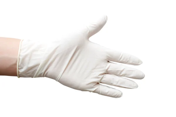 Latexové rukavice — Stock fotografie