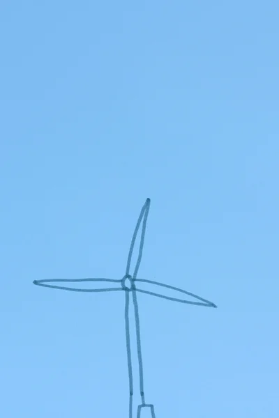 Turbină eoliană — Fotografie, imagine de stoc