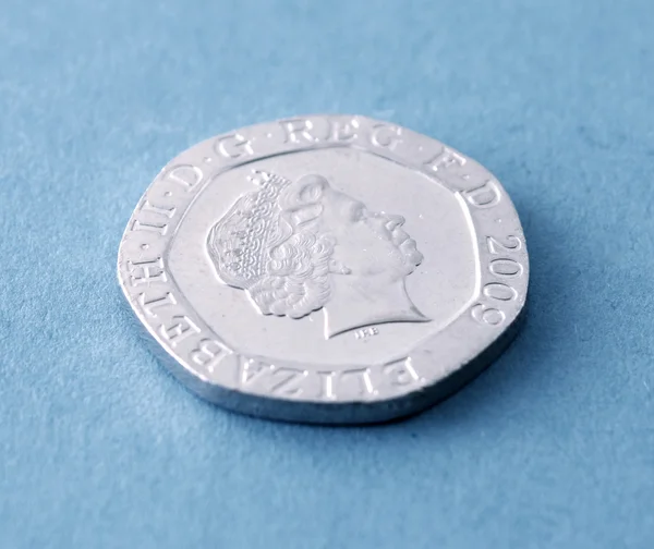 Британські монети — стокове фото