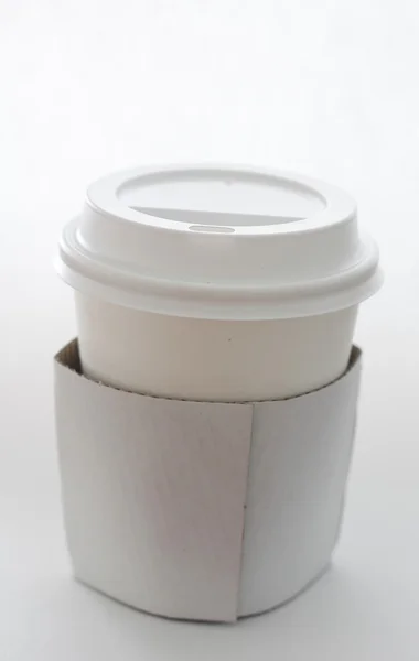 Κύπελλο καφέ μίας χρήσης — Φωτογραφία Αρχείου