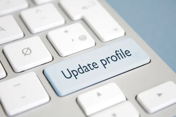 Update profile — Stock Photo, Image