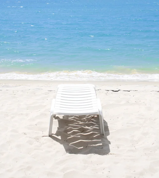 Chair on beach — Stock Photo, Image