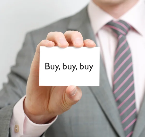 Buy buy buy — Stock Photo, Image