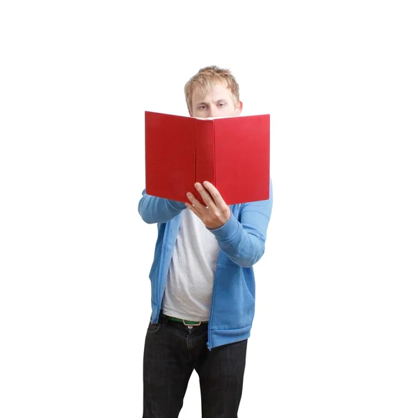 Student reading book — Stock Photo, Image