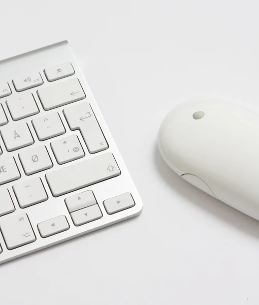 Rato e teclado — Fotografia de Stock