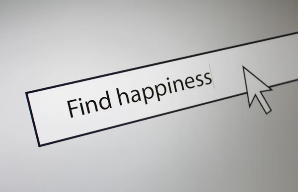 Encontrar felicidade — Fotografia de Stock