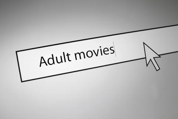 Filmes adultos — Fotografia de Stock